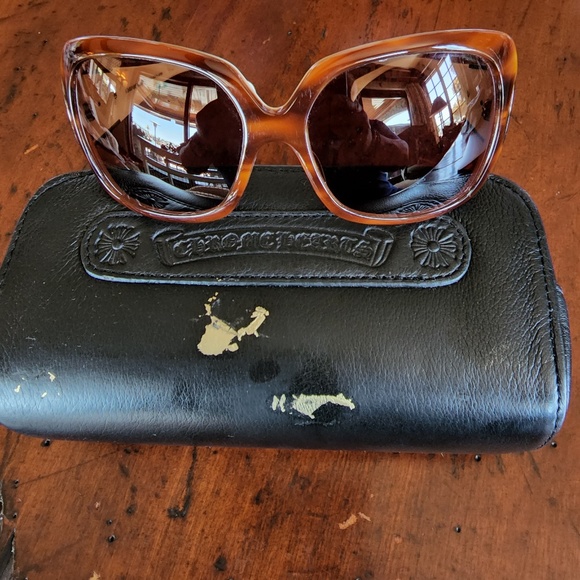Chrome Hearts Sunglasses Chinnutz R.L. Zeiss Demi Tortoise Brown Japan c200.